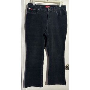Chaps Denim Black Corduroy Bootcut Jeans Women's Size 12P
